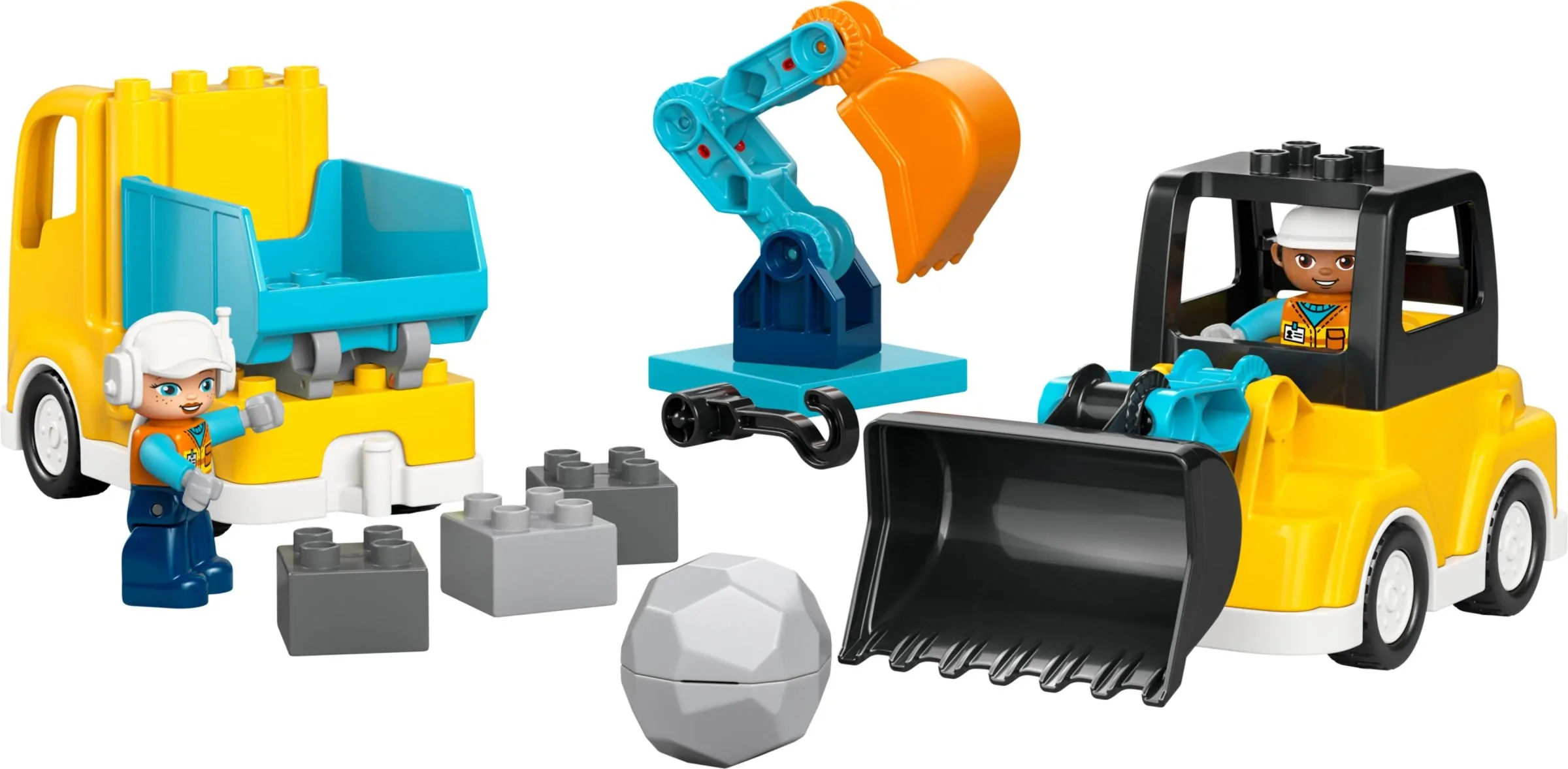 LEGO DUPLO 3-in-1 Bouwvoertuigen 10475