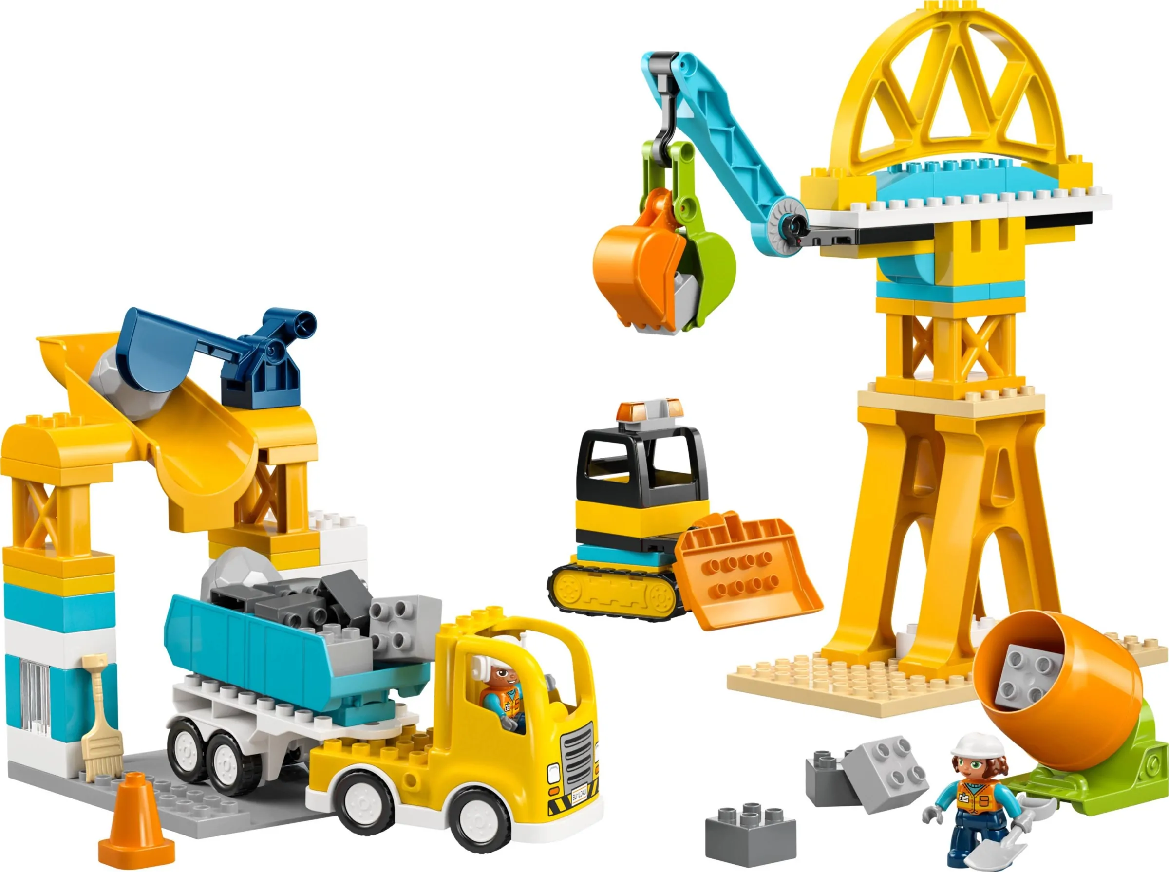 LEGO DUPLO 3-in-1 Bouwplaats en voertuigen 10476