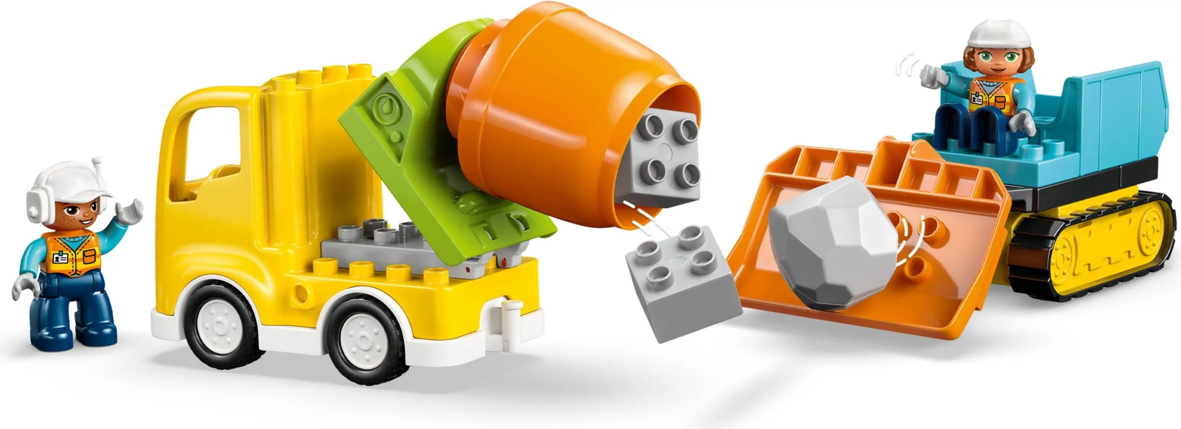 LEGO DUPLO 3-in-1 Bouwplaats en voertuigen 10476