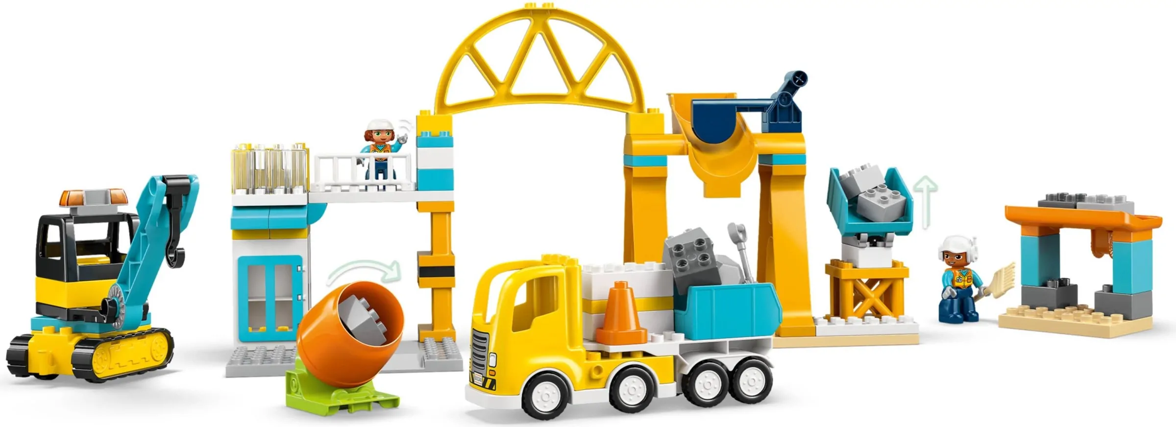 LEGO DUPLO 3-in-1 Bouwplaats en voertuigen 10476