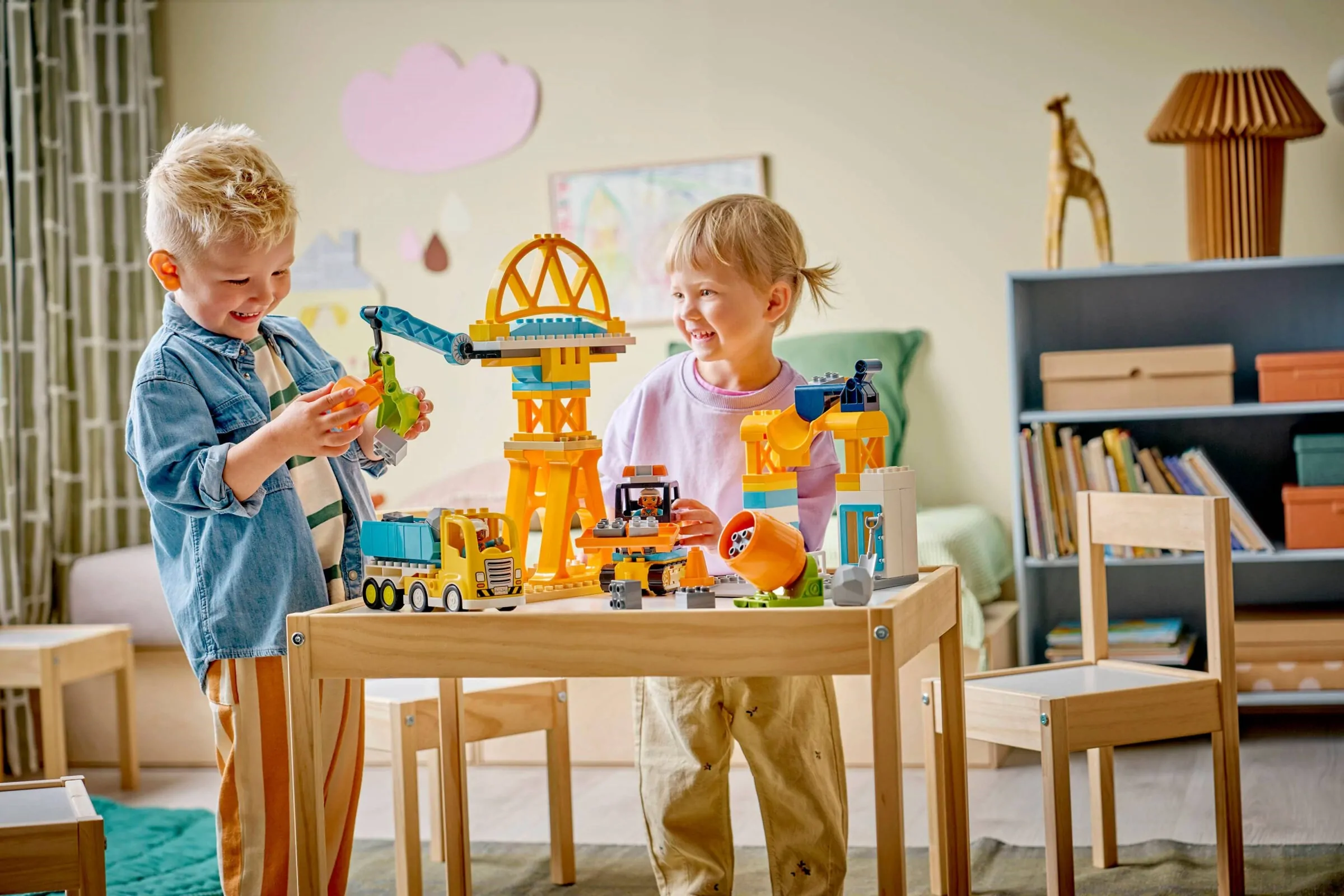 LEGO DUPLO 3-in-1 Bouwplaats en voertuigen 10476