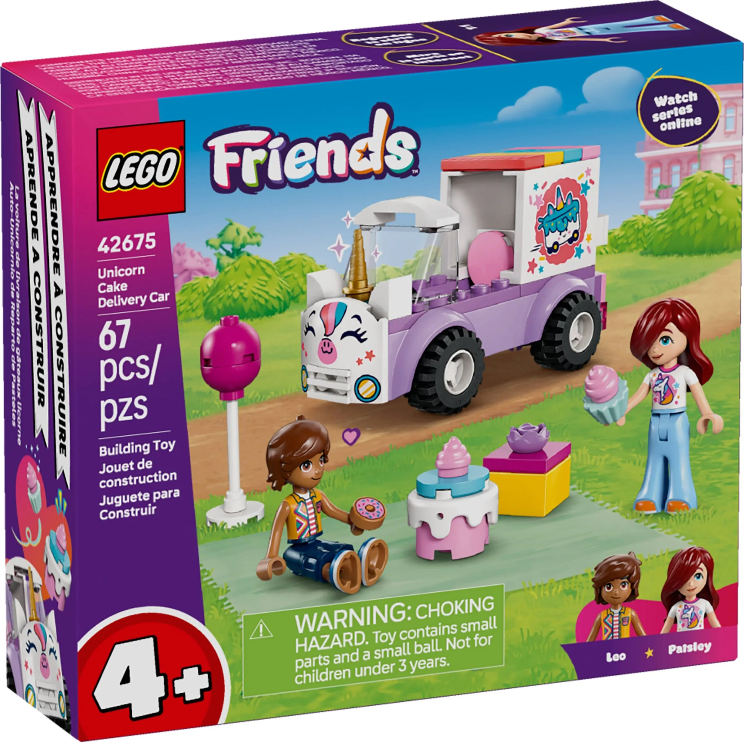 LEGO Friends – Eenhoorn taartenbezorgauto – 42675