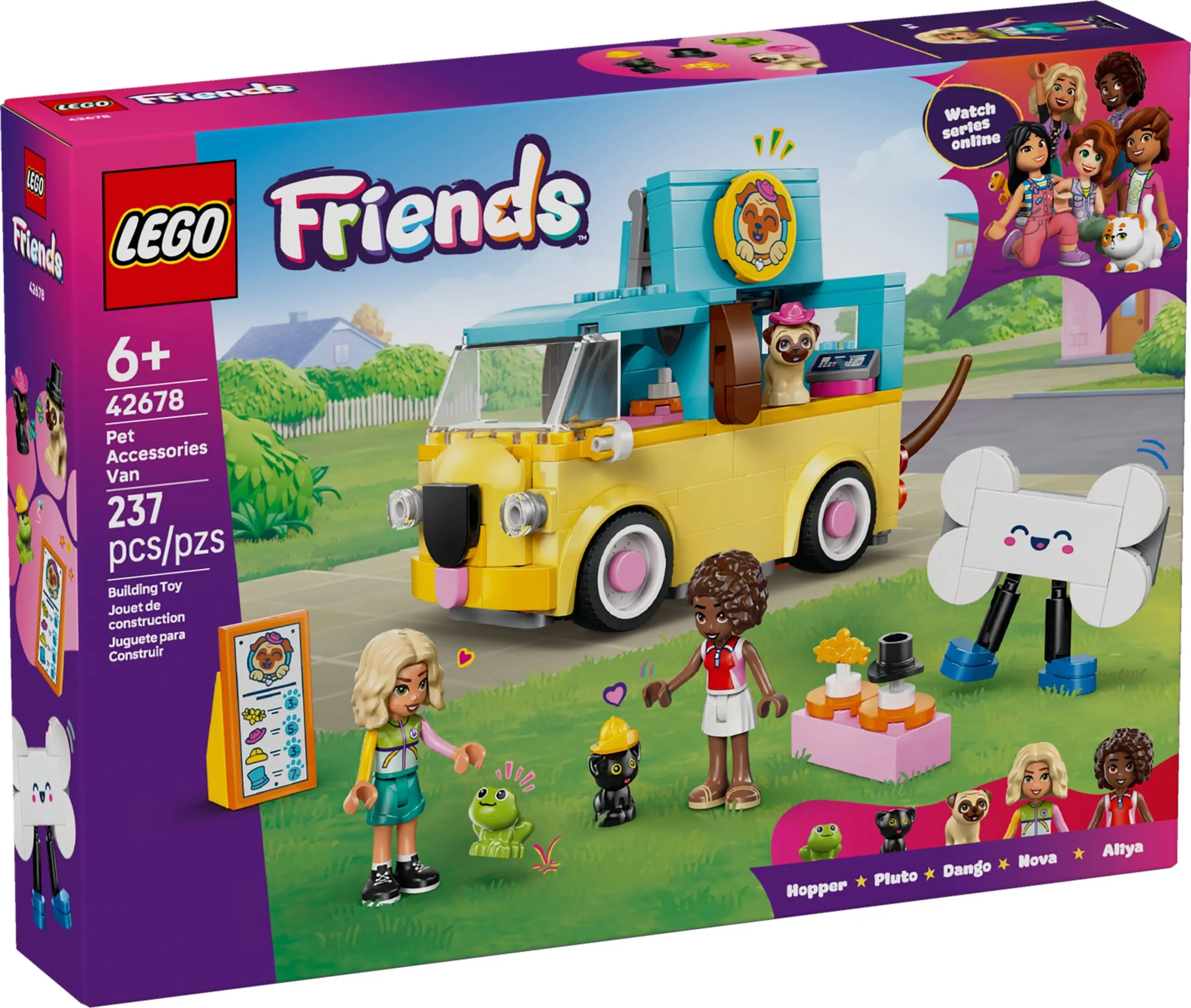 LEGO Friends – Bestelwagen met dierenaccessoires – 42678
