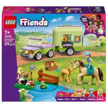 LEGO Friends – Trailer met paard en veulen – 42695