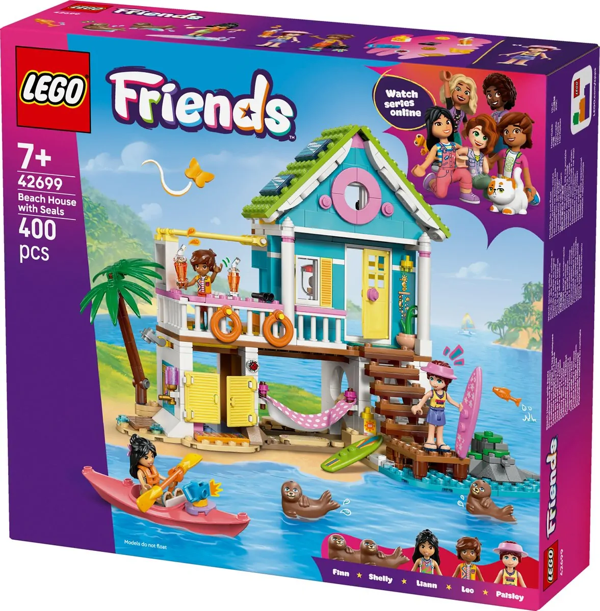 LEGO Friends – Strandhuis met zeehonden – 42699