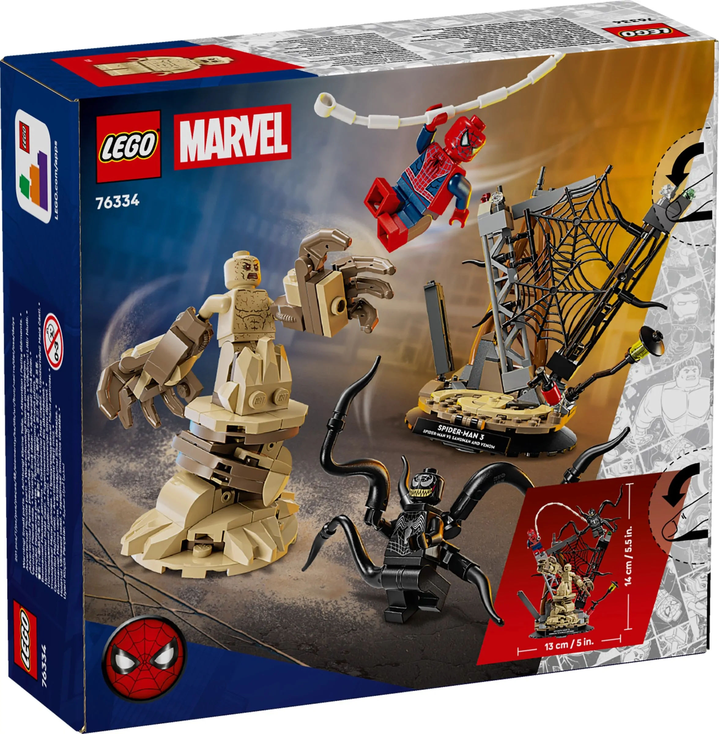 LEGO Marvel Ultieme strijd: Spider-Man vs Sandman 76334