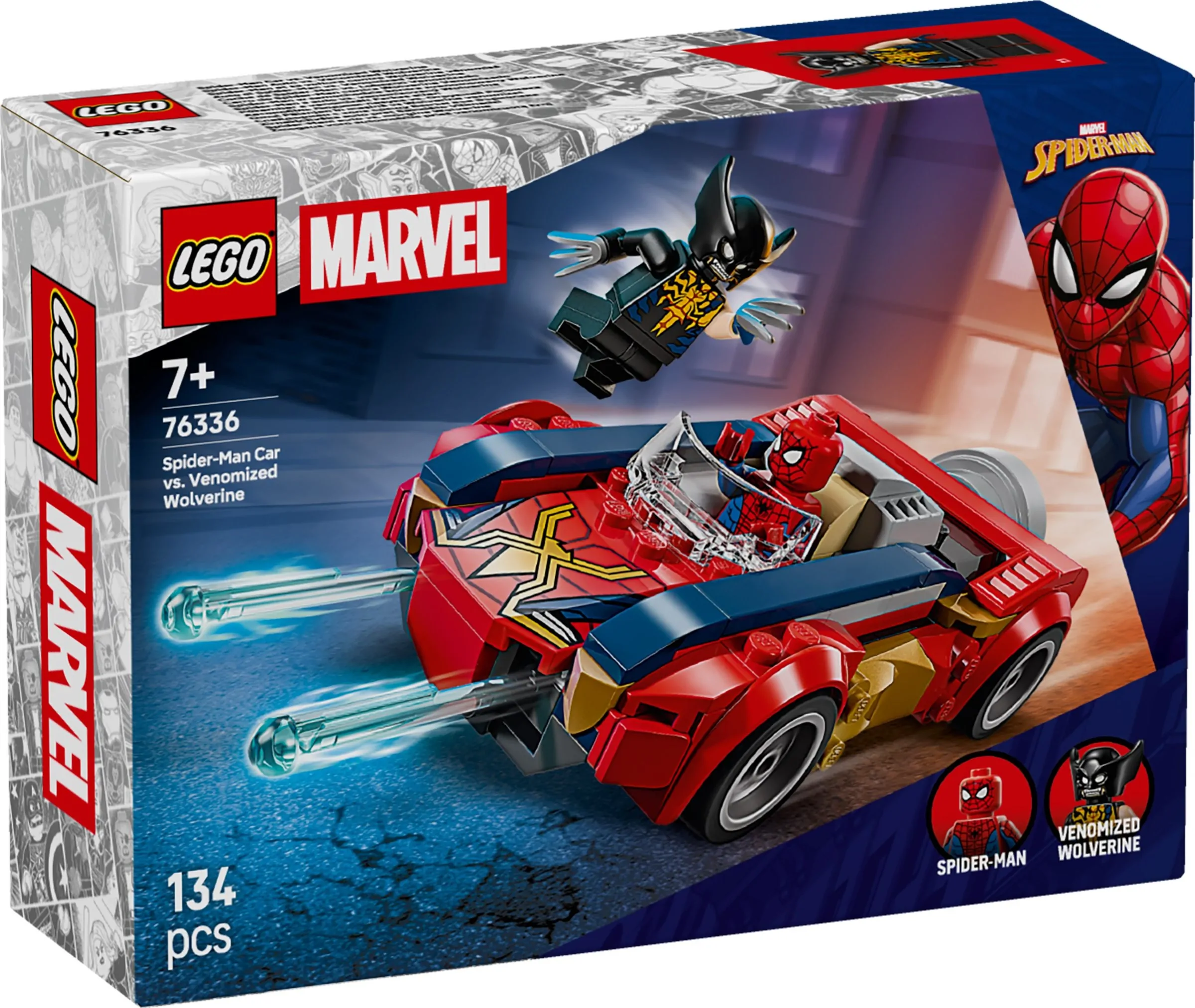 LEGO Marvel Spider-Man vs Venomized Wolverine 76336