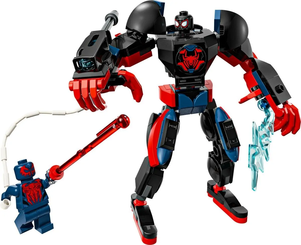 LEGO Marvel Miles Morales Mecha vs Spider-Man 2099 – 76337