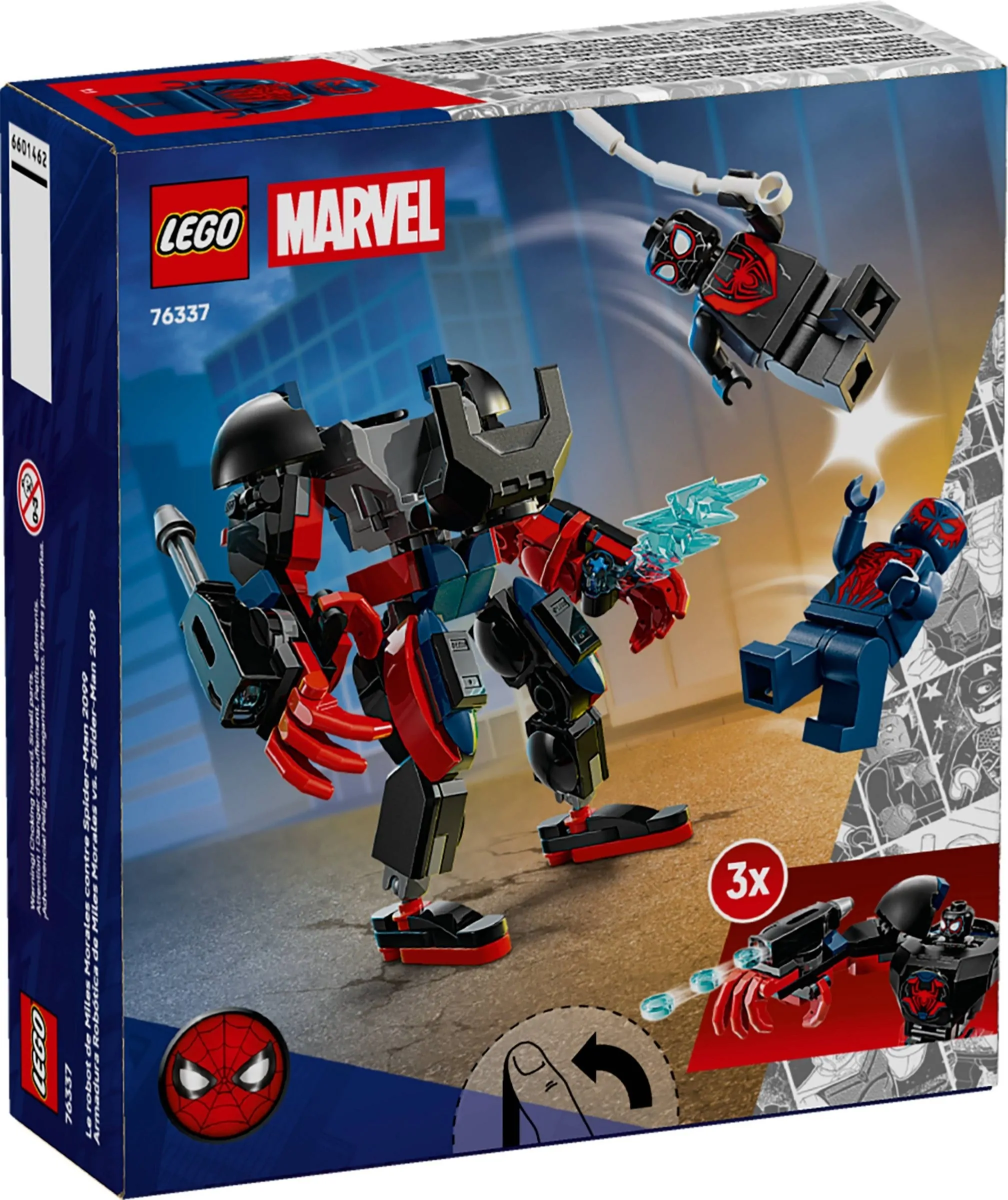 LEGO Marvel Miles Morales Mecha vs Spider-Man 2099 – 76337