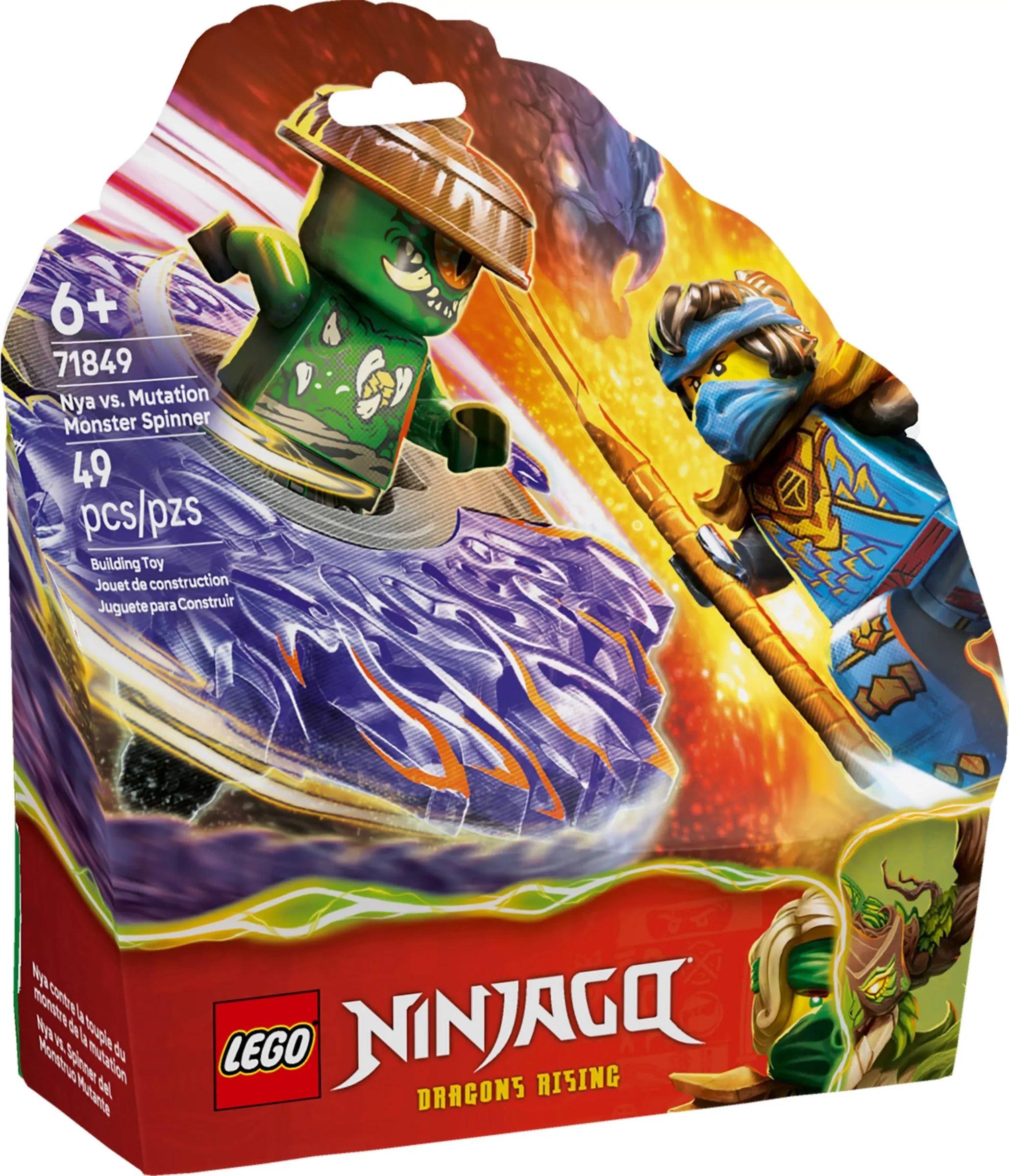LEGO Ninjago – Nya vs mutatiemonster in spinner 71849
