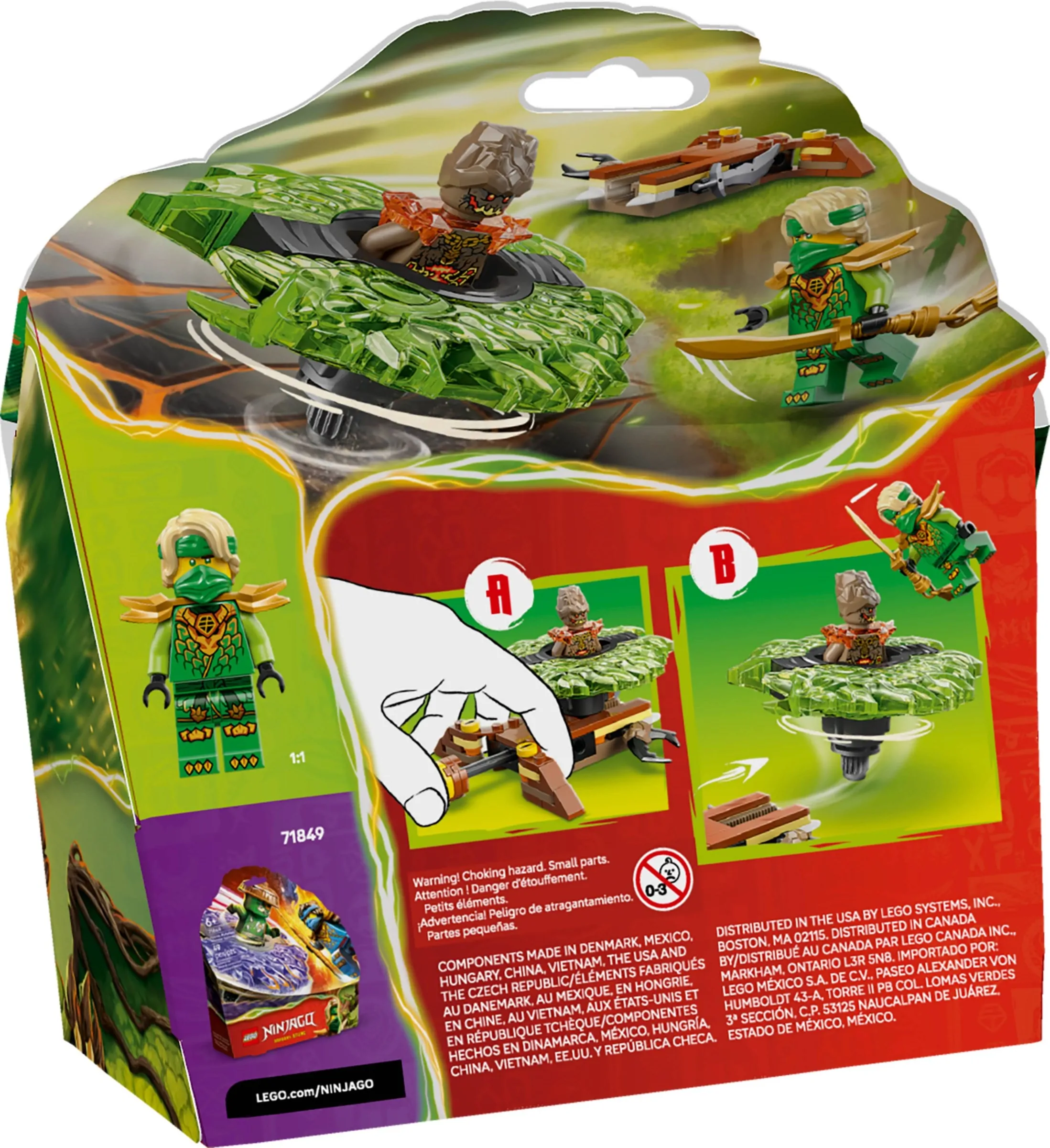 LEGO Ninjago – Lloyd vs elementaire monsterspinner 71850 LEGO Ninjago – Lloyd vs elementaire monsterspinner 71850