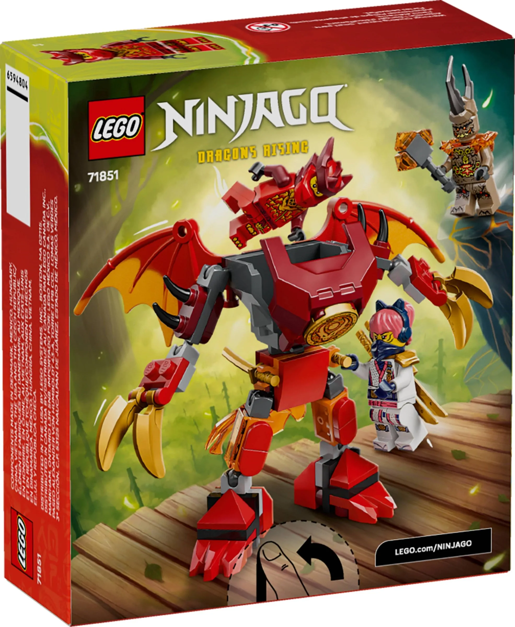 LEGO Ninjago – Kai’s drakenmecha strijdpakket 71851