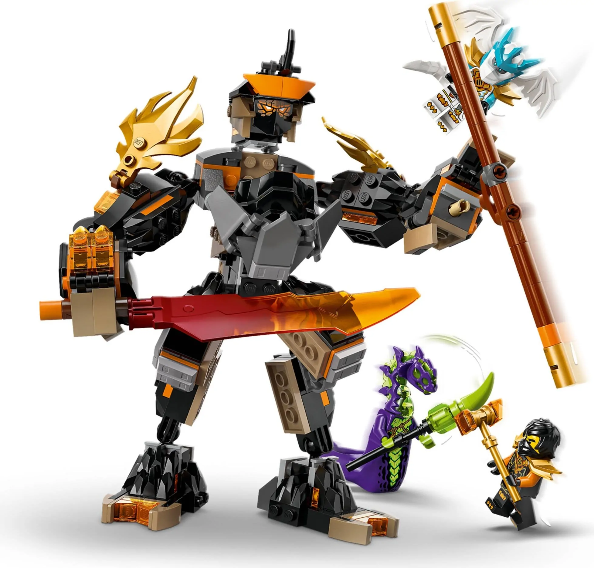LEGO Ninjago – Cole’s missiemecha en draak Zane 71854