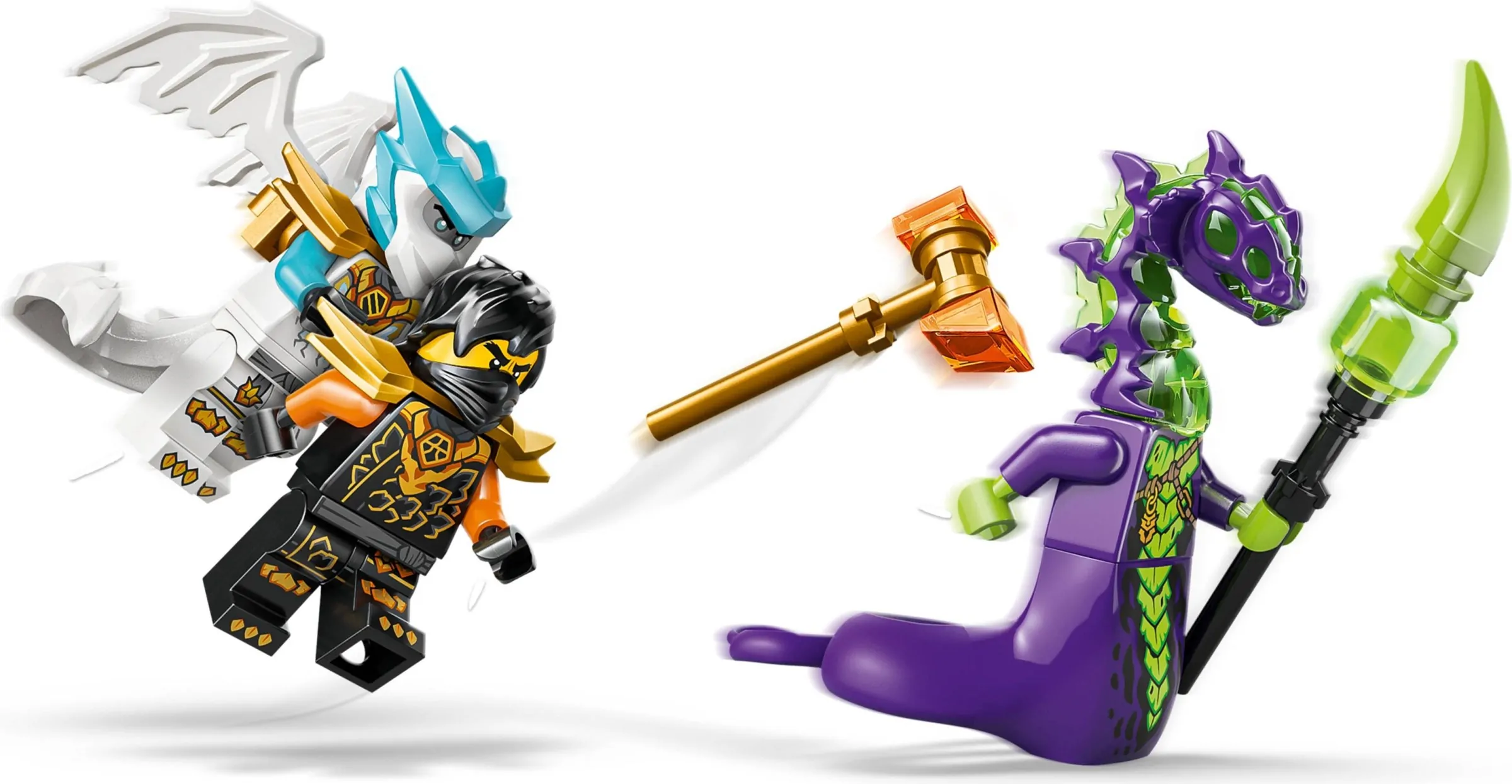LEGO Ninjago – Cole’s missiemecha en draak Zane 71854