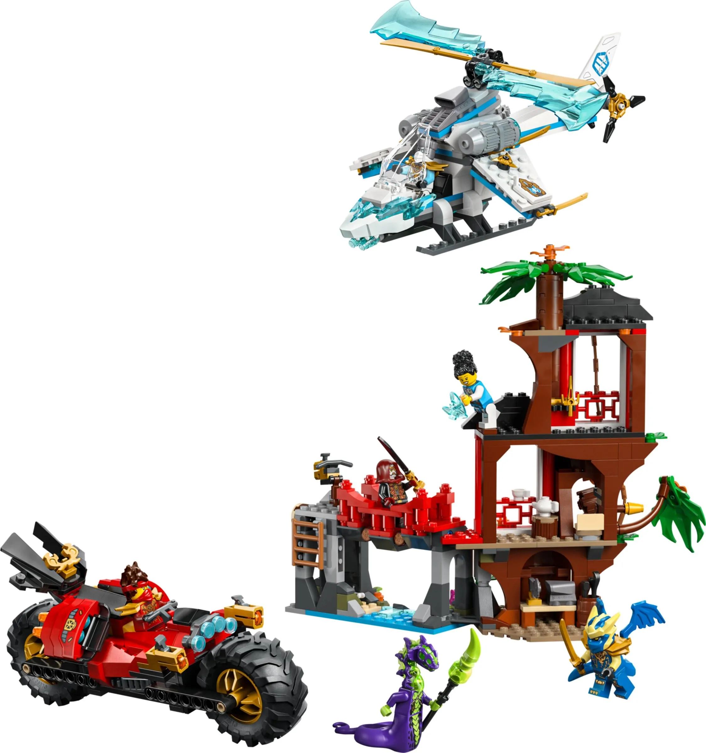 LEGO Ninjago – Ninjavoertuigen bij de boomhut 71857 LEGO Ninjago – Ninjavoertuigen bij de boomhut 71857