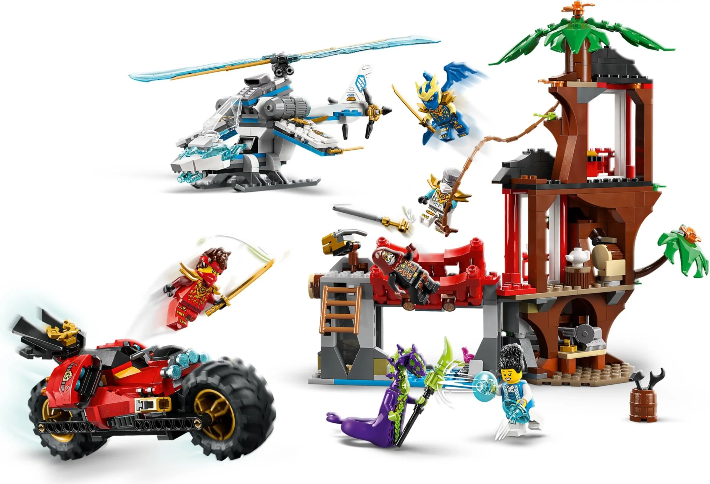 LEGO Ninjago – Ninjavoertuigen bij de boomhut 71857 LEGO Ninjago – Ninjavoertuigen bij de boomhut 71857