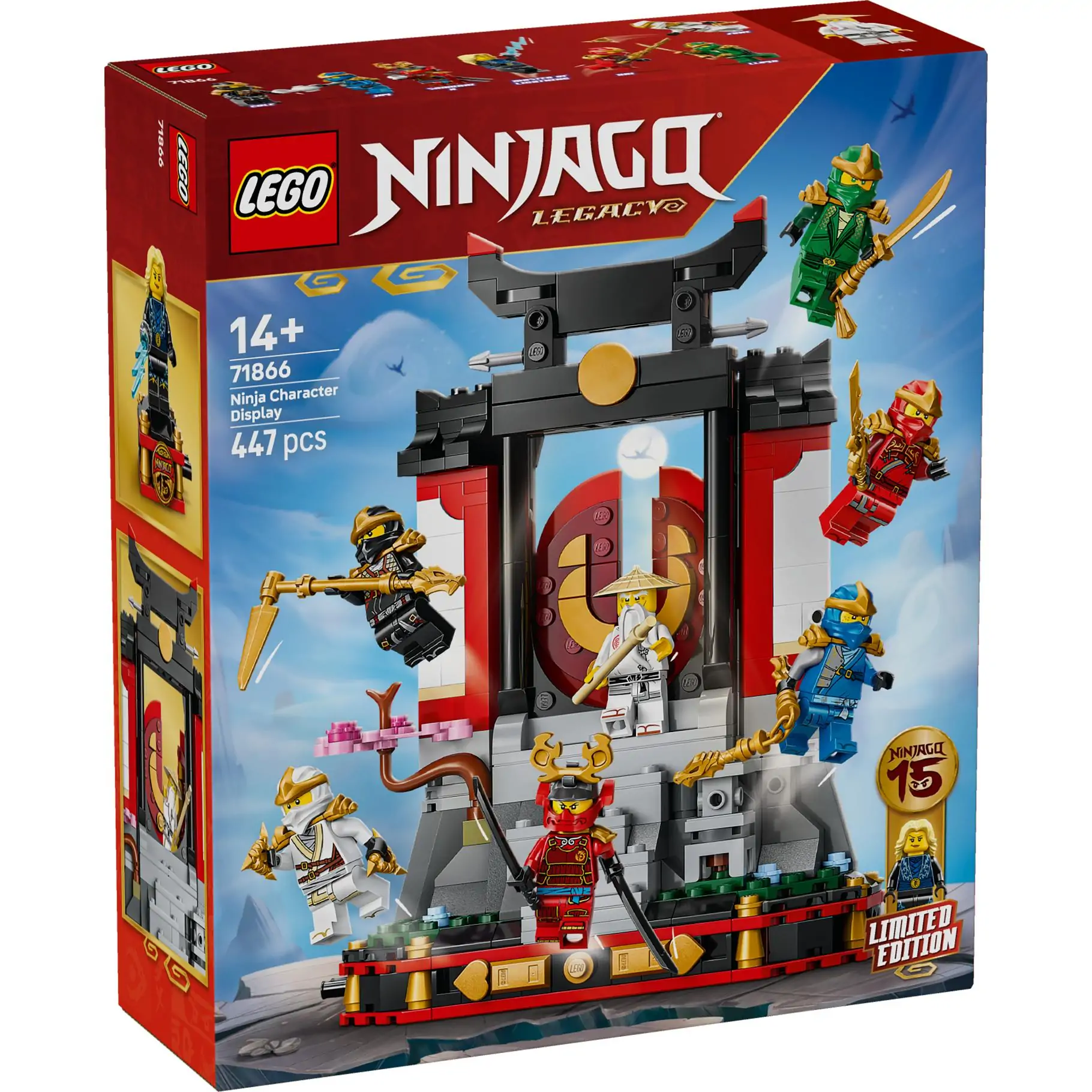 LEGO Ninjago 15-jarig jubileum: Display met ninja’s 71866