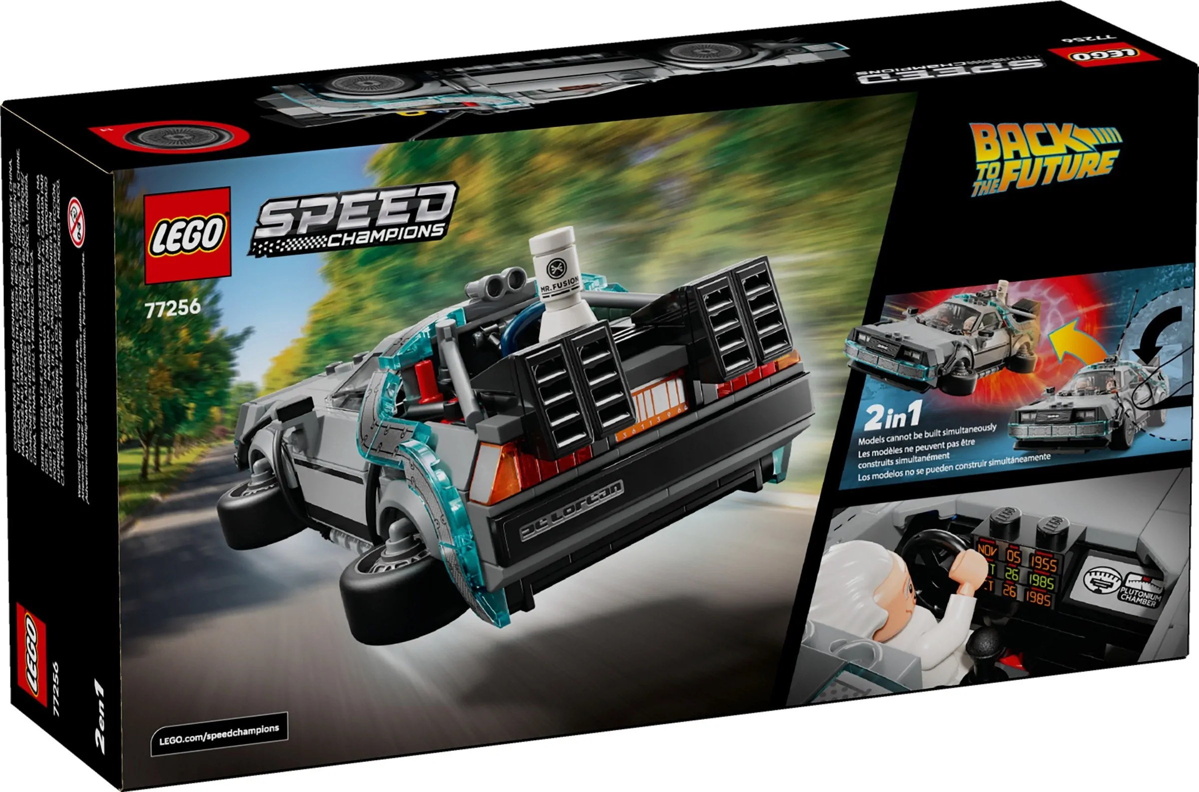LEGO Speed Champions Tijdmachine uit back to the Future 77256 LEGO Speed Champions Tijdmachine uit back to the Future 77256