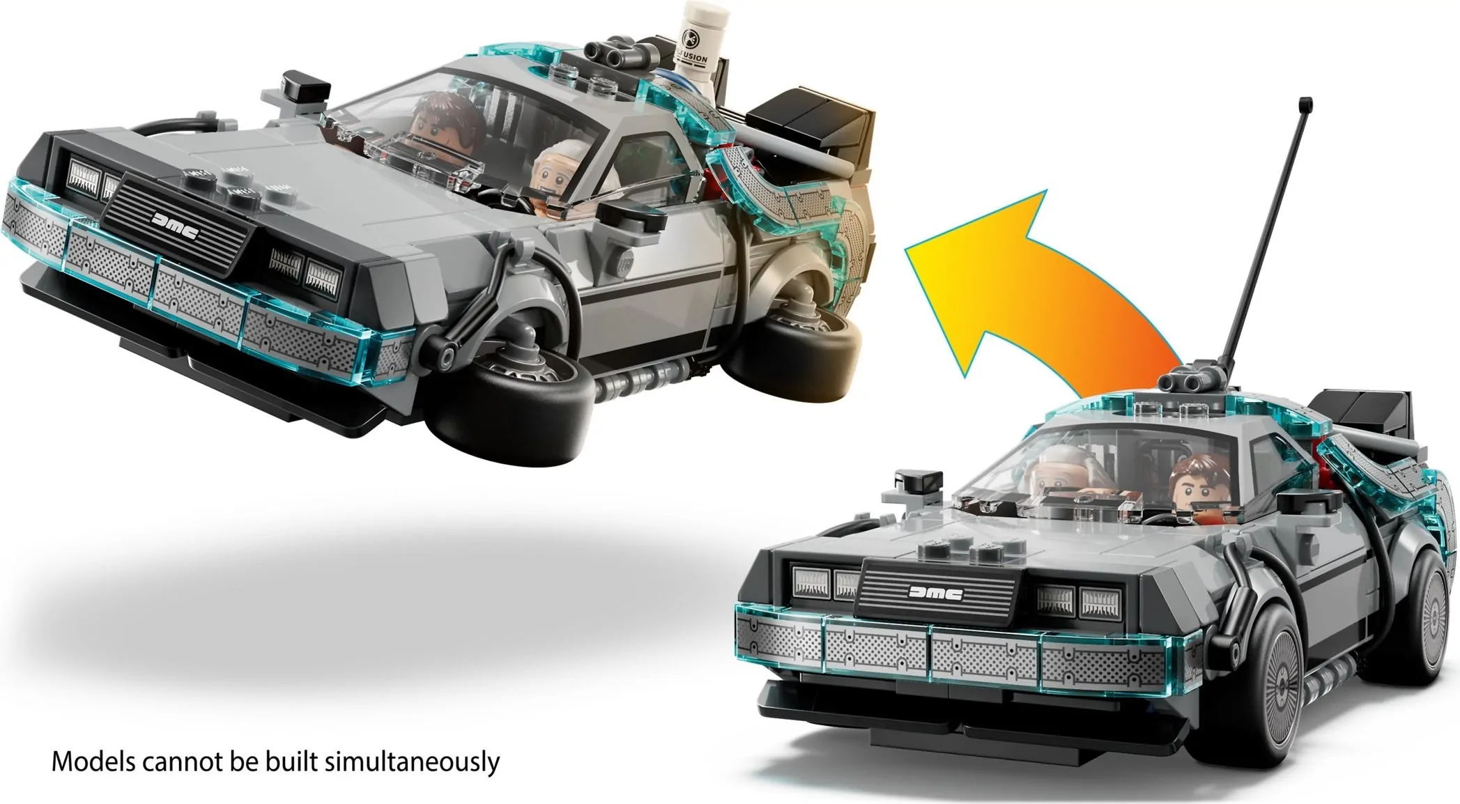 LEGO Speed Champions Tijdmachine uit back to the Future 77256 LEGO Speed Champions Tijdmachine uit back to the Future 77256