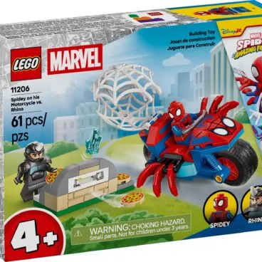 LEGO Spidey – Spidey op zijn motor vs Rhino – 10206
