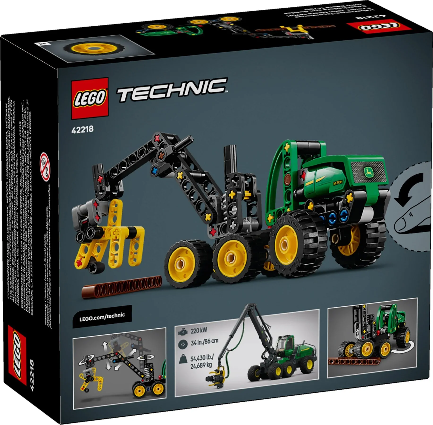 LEGO Technic – John Deere 1470H houtoogstmachine – 42218
