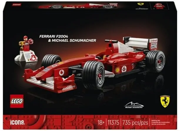 LEGO Icons Ferrari F2004 & Michael Schumacher 11375
