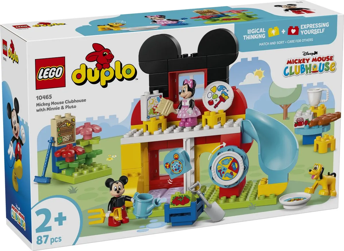LEGO DUPLO Mickey Mouse clubhuis met Minnie en Pluto 10465 LEGO DUPLO Mickey Mouse clubhuis met Minnie en Pluto 10465