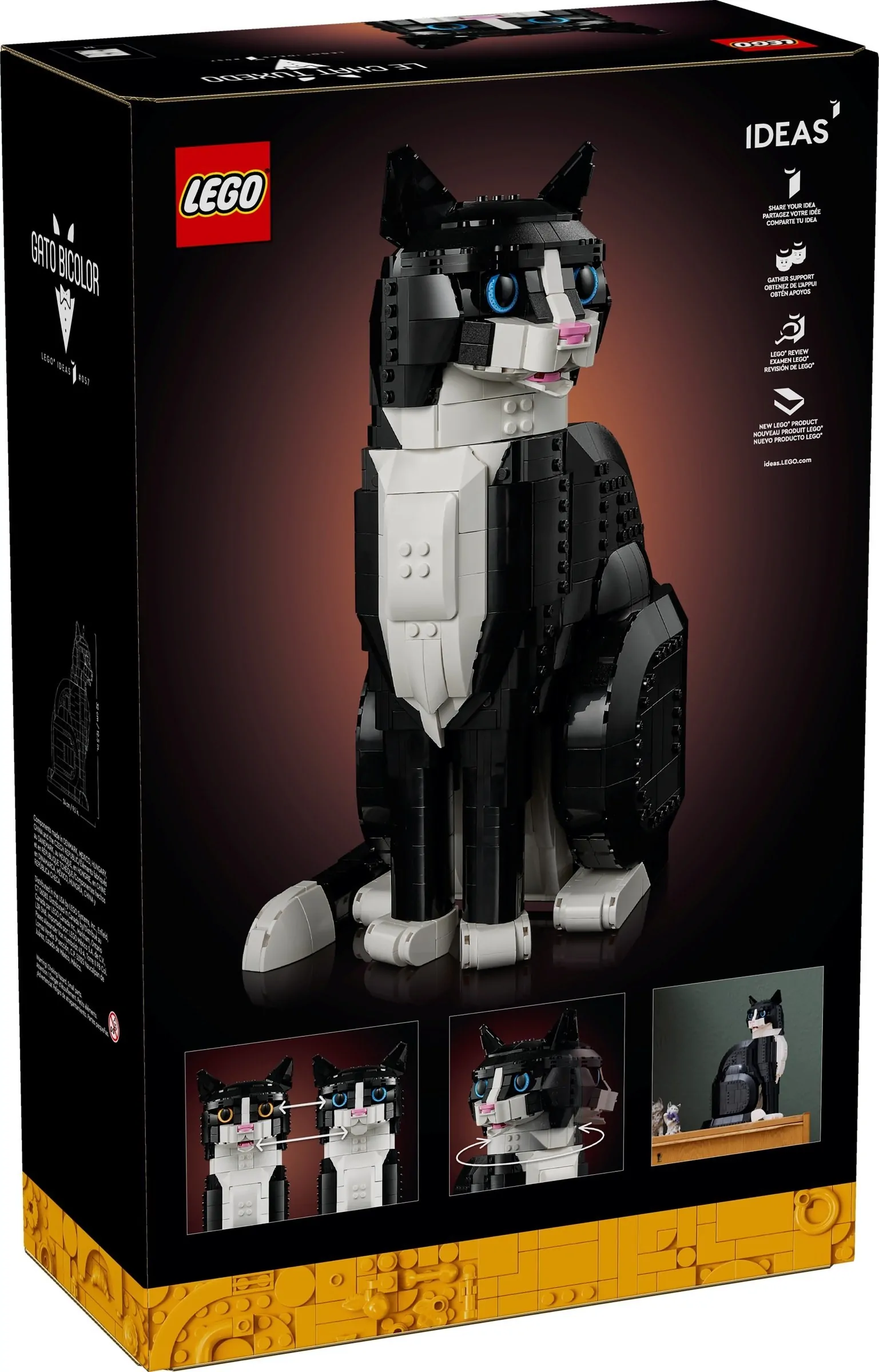 LEGO Ideas – Zwart-witte kat – 21349