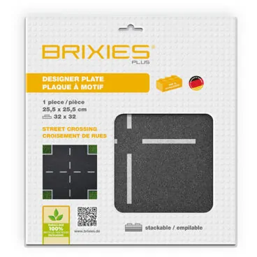 Brixies 225007 Grondplaat – Wegenplaat kruising 32×32 noppen Brixies 225007 Grondplaat – Wegenplaat kruising 32×32 noppen