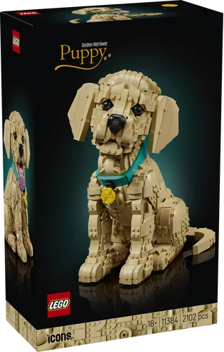 LEGO Icons – Golden  Retriever Puppy – 11384