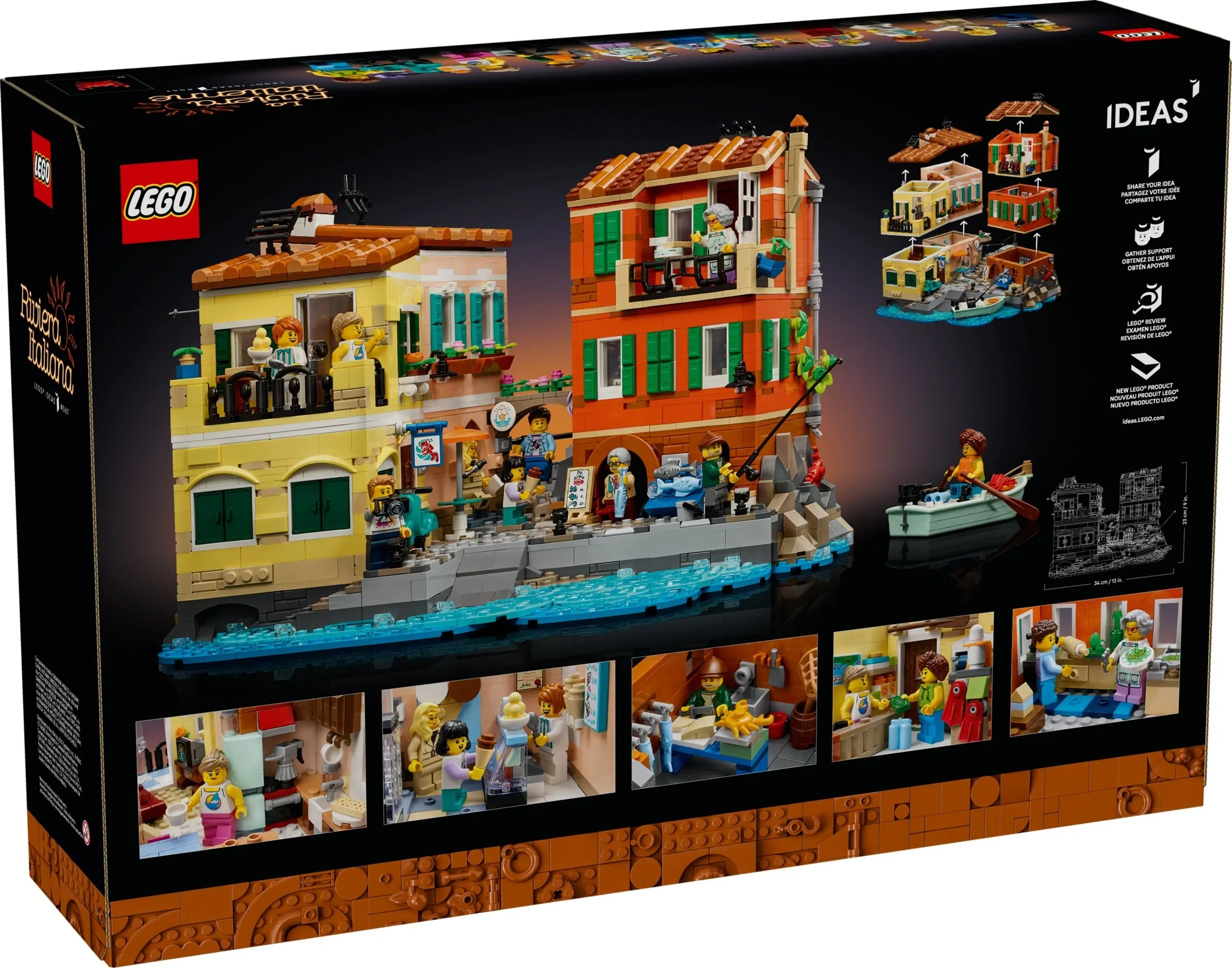 LEGO Ideas – Italiaanse Rivièra – 21359 LEGO Ideas – Italiaanse Rivièra – 21359