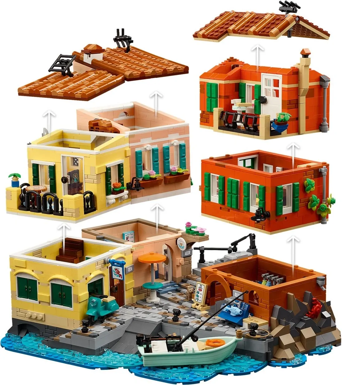 LEGO Ideas – Italiaanse Rivièra – 21359 LEGO Ideas – Italiaanse Rivièra – 21359
