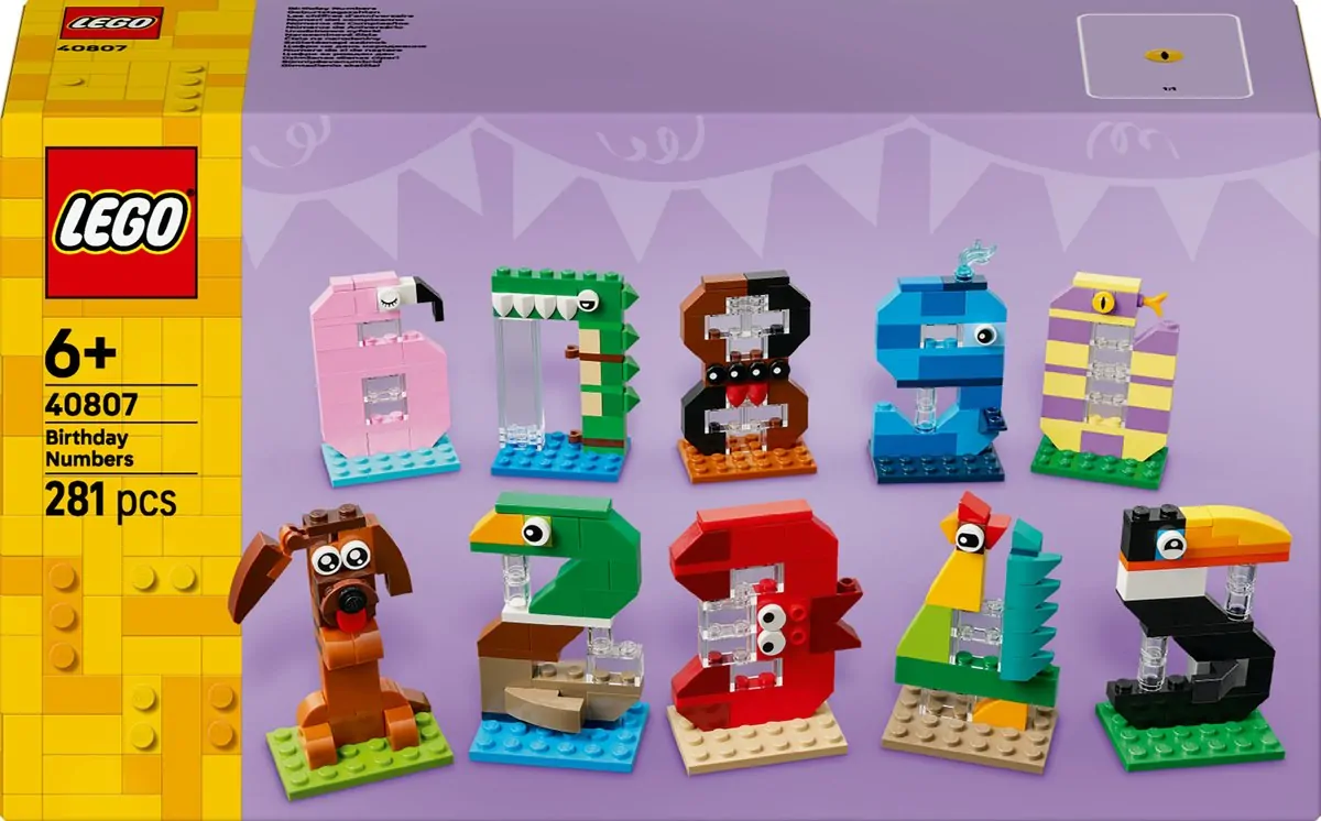 LEGO Seasons & Occasions – Verjaardagscijfers 40807