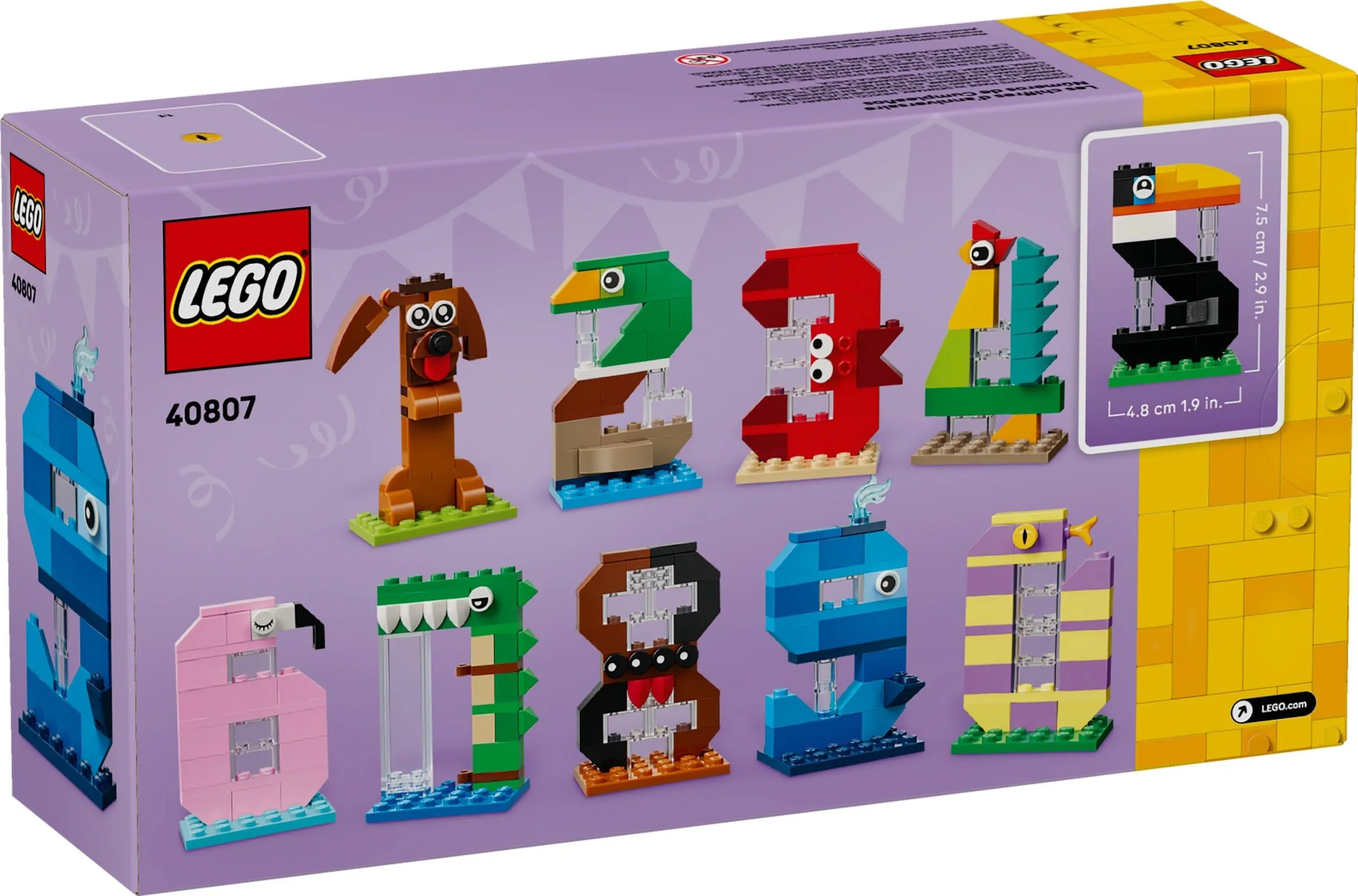 LEGO Seasons & Occasions – Verjaardagscijfers 40807