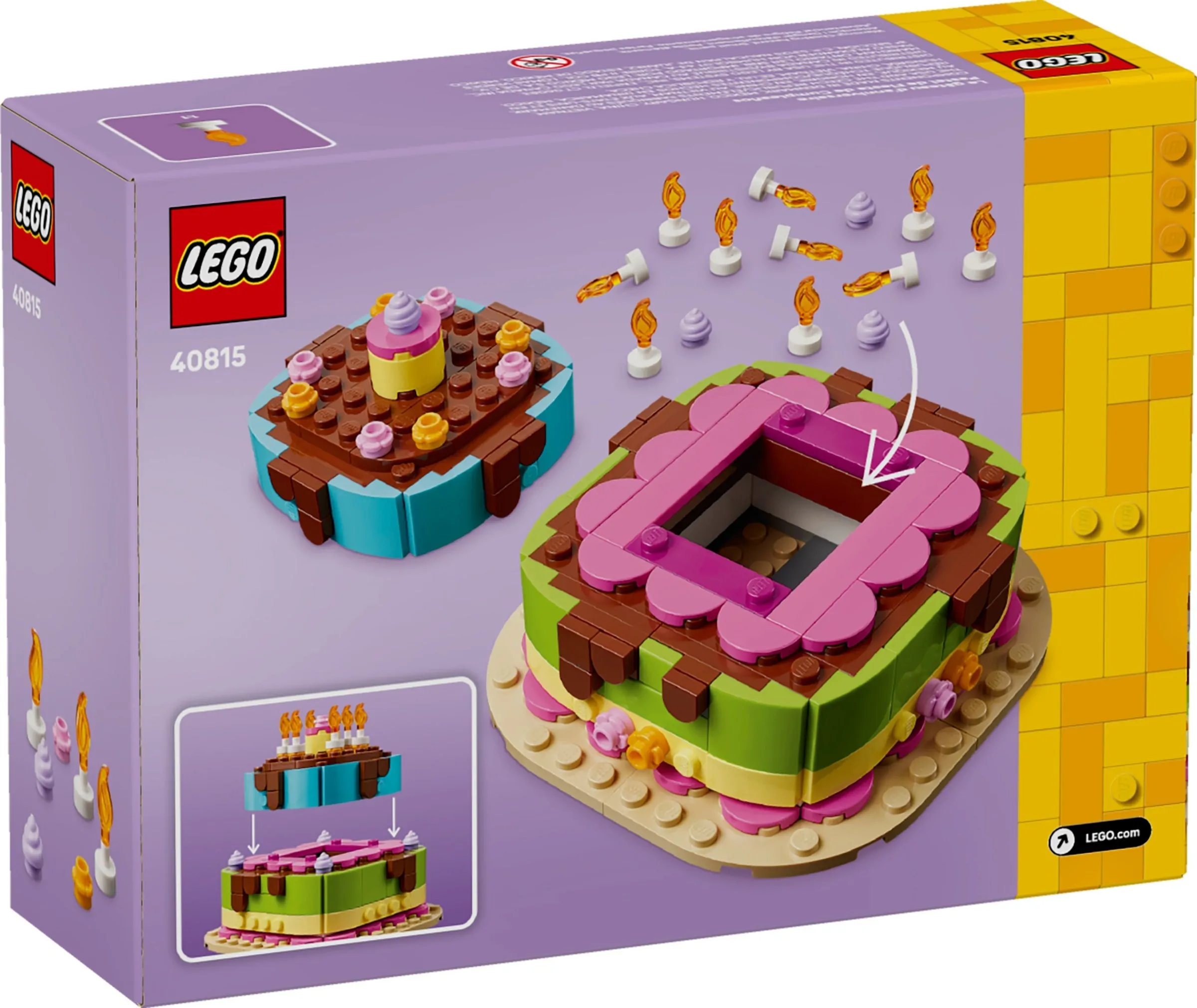 LEGO Seasons & Occasions – Verjaardagstaart 40815 LEGO Seasons & Occasions – Verjaardagstaart 40815
