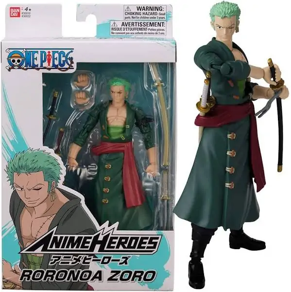 Bandai 194227 One Piece – Roronoa Zoro – Figure Anime Heroes