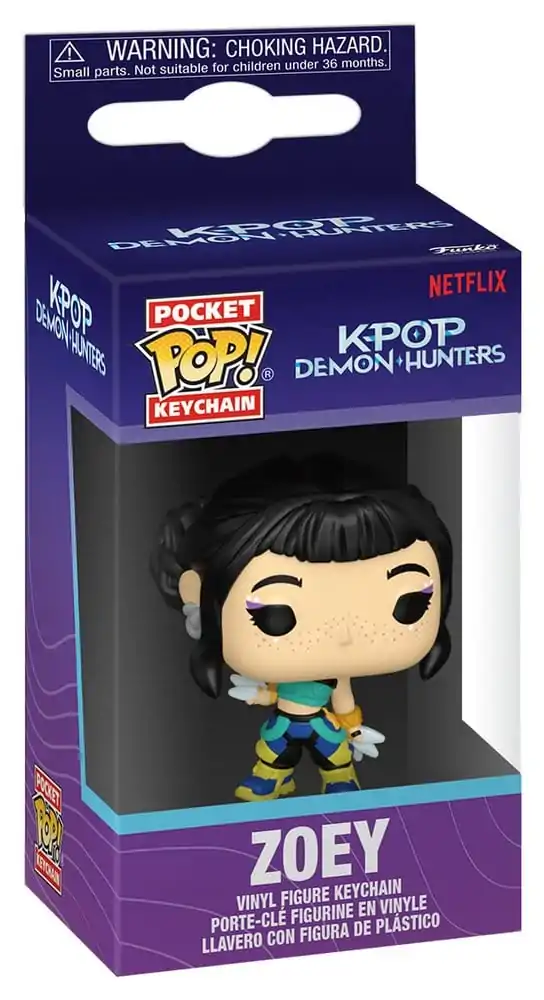Funko POP 95688 K-POP Demon Hunters – Zoey Keychain