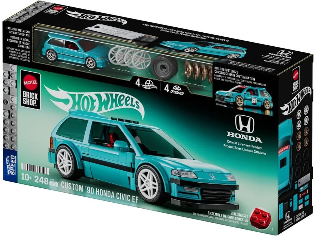 Hot Wheels JHF62 Building Set – Custom ’90 Honda Civic EF