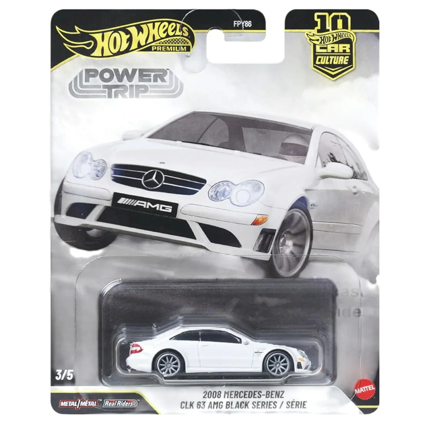 Hot Wheels JKF29 – Power Trip – 2008 Mercedes-Benz CLK63 AMG