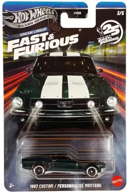 Hot Wheels JNK49 F&F Dream Lineup – 1967 Custom Mustang