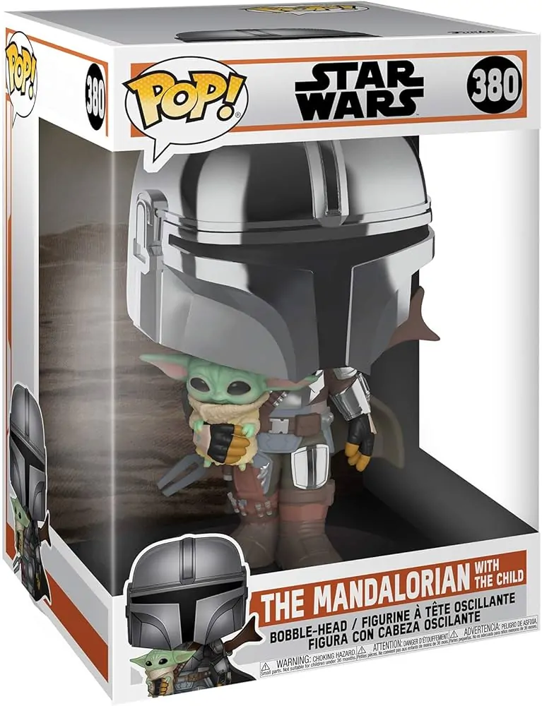 Funko POP 49931 Star Wars The Mandalorian & the Child 10″ 380