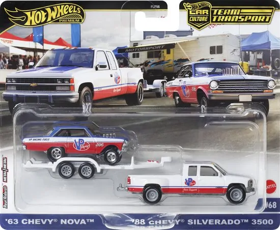 Hot Wheels HRV42 Team Transport – ’63 Chevy Nova & ’88 Chevy Silverado