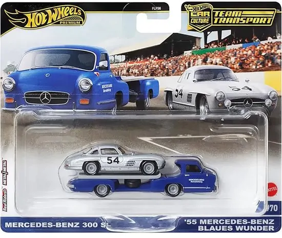 Hot Wheels HRV42 Team Transport – Mercedes-Benz 300 SL & ’55 Mercedes-Benz
