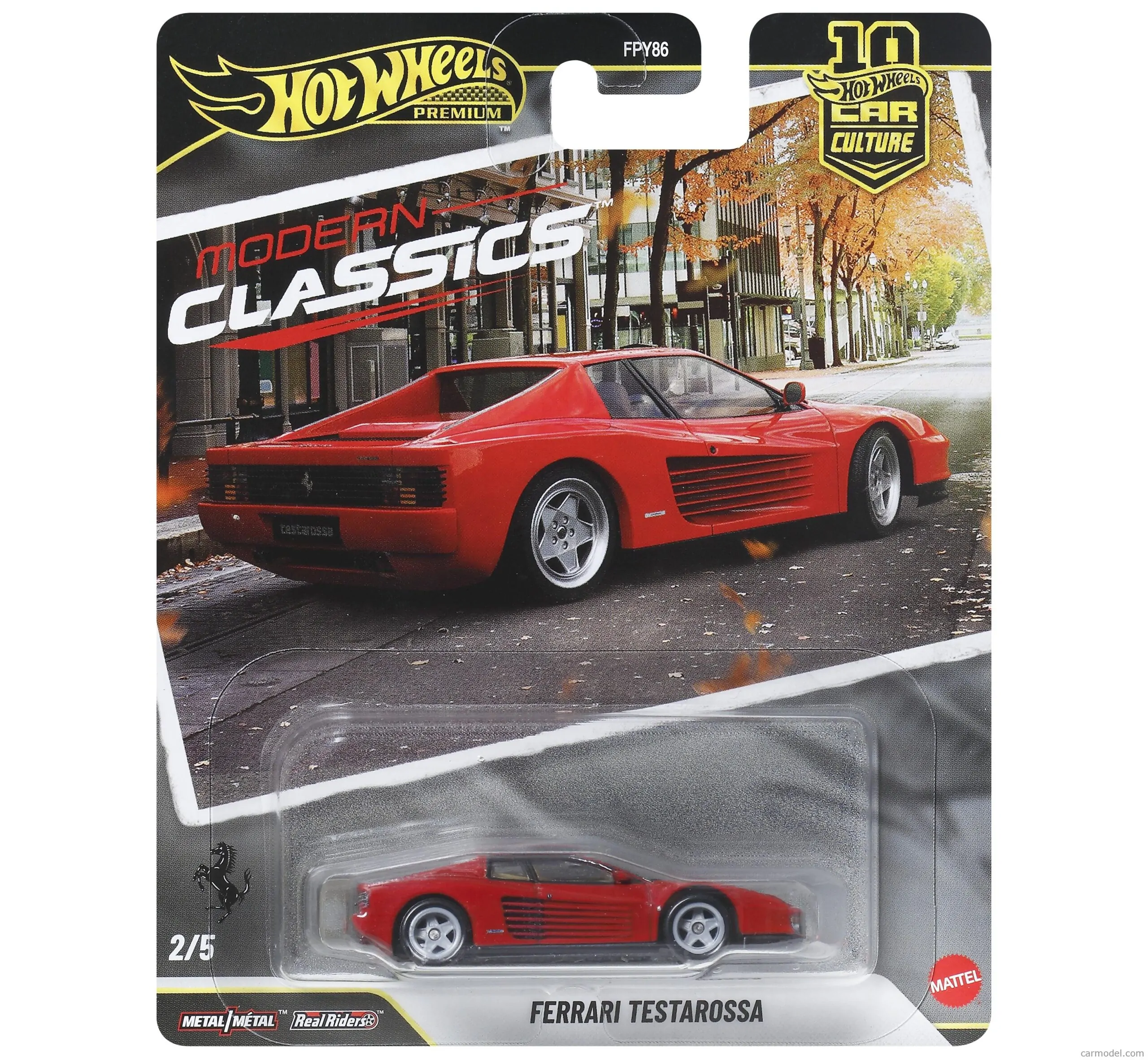 Hot Wheels JKF00 Modern Classics – Ferrari Testarossa