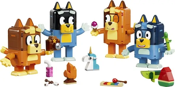 LEGO Bluey – Bouwbare figuren van Bluey en haar familie – 11217