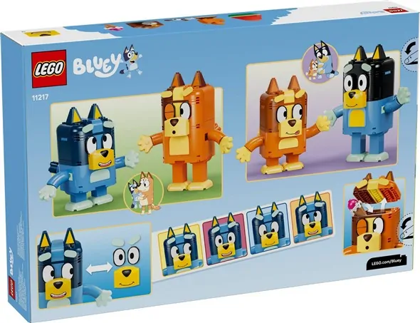 LEGO Bluey – Bouwbare figuren van Bluey en haar familie – 11217