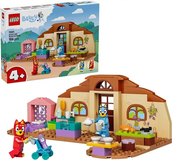LEGO Bluey – School met Rusty en Bluey – 11221