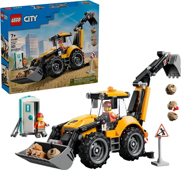 LEGO City – Gele graaflaadmachine – 60480