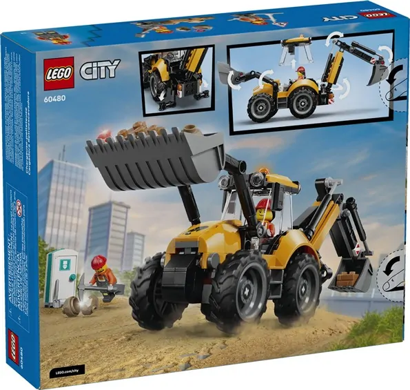 LEGO City – Gele graaflaadmachine – 60480