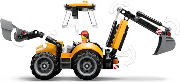 LEGO City – Gele graaflaadmachine – 60480